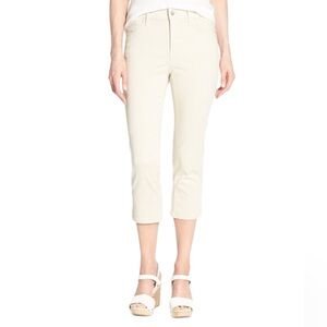 NYDJ Karen Capri Stretch Jeans Khaki  Size 10